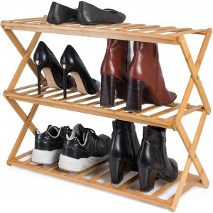 Foldable 3 shelves Shoe Rack
