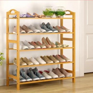 4 Tier Bamboo Wooden Shoe Rack