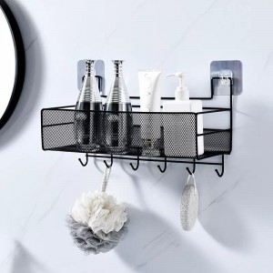 1pc Wall Mounted Bathroom Storage Rack