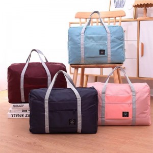 Foldable Nylon Zipper Water Proof Luggage Bag