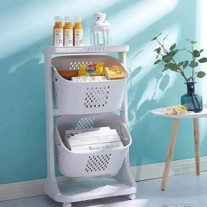 2 layer storage rack kitchen