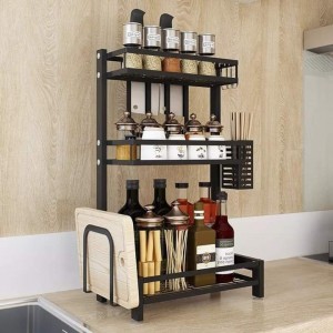 3 Tire Stainless steel kitchen storage shelf