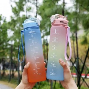 1000ML Colorful Water Bottle