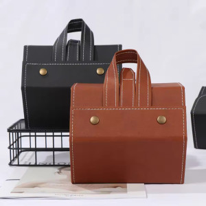 Portable Foldable Glasses Box 4/5 Multi-slot Eyeglass Storage Display Organizer Fashion PU Leather Travel Sunglasses Case