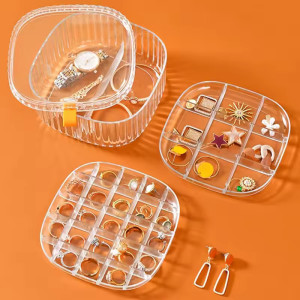Transparent Crystal Jewellery Organizer