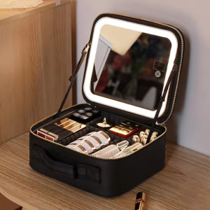 Cosmetic Bag With LED Mirror