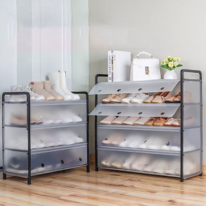 Dust-proof multi-layer shoe rack