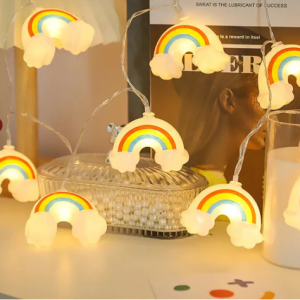 Rainbow LED string lights