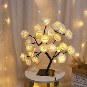 Rose-shaped lamp