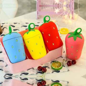 Unique Strawberry Shaped Bottle for Creative Decor