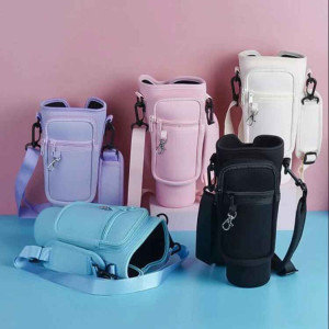 Premium Tumbler Carrier Bag with Convenient Phone Holder