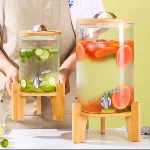 Borosilicate Glass Beverage Dispenser for Perfect Entertaining