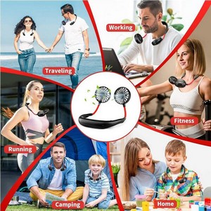 Rechargeable Mini USB Portable Neck Fan