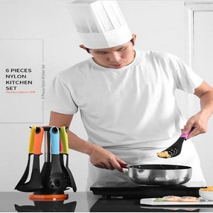 6 PCS Kitchen Nylon Kitchenware Set Cooking Utensils
