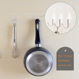 Adhesive Heavy Duty Wall Hooks Pack of 3