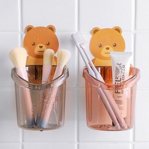 Cute Bear Bathroom Storage Rack/Cup
