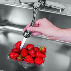 Flexible 360 Sink Faucet Sprayer Adapter Filter