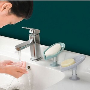 Soap dish with suction base