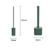 Flexible Silicone Toilet Brush Wall Mounted