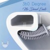 Flexible Silicone Toilet Brush Wall Mounted