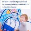 Portable 3 In 1 Tunnel Baby Playhouse