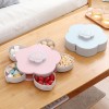 Creative Rotating Candy Box Plastic Petal Single Layer