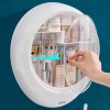 Cosmetic Organizer With Transparent Door Wall Mounted
