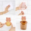 Cute Bear Cup Wall Mounted Toothbrush, Toothpaste, Razor Holder