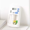 2 Grid Pill Box With Alarm Timer Clock Reminder
