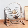 1pc Kitchen Shelf Pan Rack Cutting Board Holder Storage Pot Lid Organizer Stands Tapas Cover Stand Iron Dish Rack