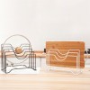 1pc Kitchen Shelf Pan Rack Cutting Board Holder Storage Pot Lid Organizer Stands Tapas Cover Stand Iron Dish Rack