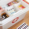 First Aid Kit Box Home Medicine Storage Box Plastic Pill Case Large Capacity Medical Organizer Makeup Cosmetic Container