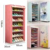Printed Shoe Organizer Rack 7 Layer