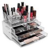 1 Pc Acrylic Cosmetic Jewelry Organizer with Drawers