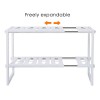 Expandable Adjustable Under Sink Shelf Storage Shelf for Kitchen Bathroom Rack Space Saving