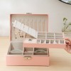 Multi-Function Travel Jewelry Box Necklace Earring Ring Gift Box Storage