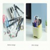 Multi-function Plastic PP Desk Pen Pencil Makeup Stationery Storage Box Organizer