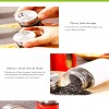 Glass Spice Jar Dispenser Salt and Pepper