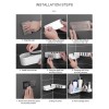 Self-adhesive Kitchen Bathroom Organizer  Shower Holder Shelf Basket Bath Corner Storage Rack