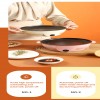 Non-stick Cooking Electric MultiCooker 220V Electric Frying Pan Barbecue Fried Steak Fish Omelette Frying Pan