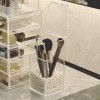 Transparent Pearl Acrylic Makeup Cosmetic Brush Organizer