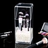 Transparent Pearl Acrylic Makeup Cosmetic Brush Organizer