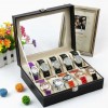 10-Slot Watch Box with Removable Watch Pillow