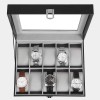 10-Slot Watch Box with Removable Watch Pillow
