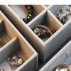 Acrylic Organizers Velvet Three-Layer Jewellery Storage Box Earring Rings Necklace Large Space Jewellery Box