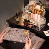 Acrylic Organizers Velvet Three-Layer Jewellery Storage Box Earring Rings Necklace Large Space Jewellery Box