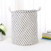 Foldable Laundry Storage Basket with Handles for Dirty Clothes & Toys Organizer