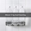 Wall Mounted Bathroom Shelf Shower Hanging Basket Shampoo Holder
