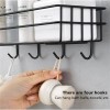 Wall Mounted Bathroom Shelf Shower Hanging Basket Shampoo Holder