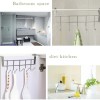 Stainless Steel Five-Hook Cabinet Door Back By Hanger Towel Hooks
